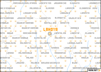 map of La Hoya