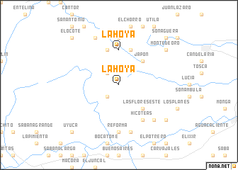 map of La Hoya