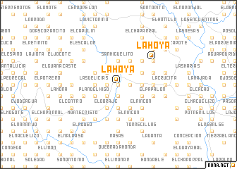 map of La Hoya