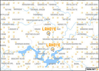 map of La Hoye