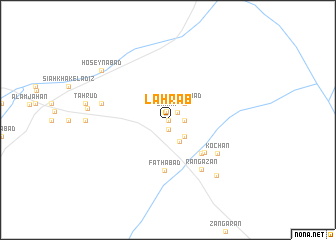 map of Lahrāb