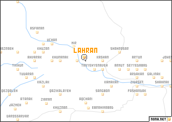 map of Lahrān