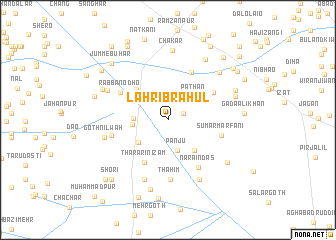 map of Lahri Brāhul