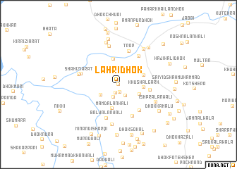 map of Lahri Dhok