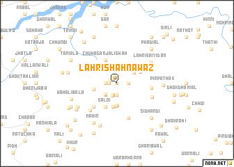 map of Lahri Shāhnawāz