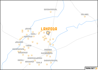 map of Lahroda