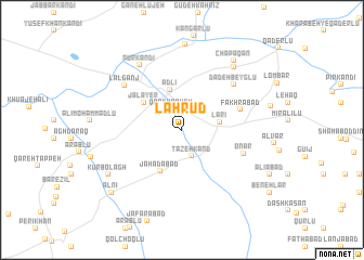 map of Lāhrūd