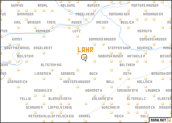 map of Lahr