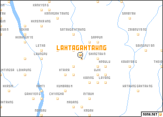 map of Lahta-gahtawng