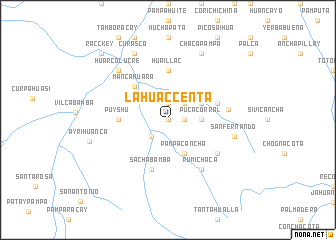 map of Lahuaccenta