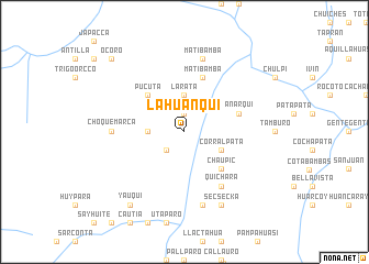 map of Lahuanqui