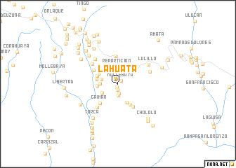 map of La Huata