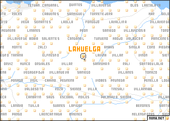 map of La Huelga