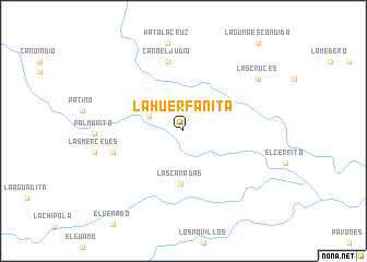 map of La Huerfanita