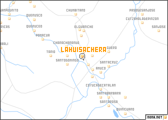 map of La Huisachera