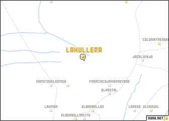 map of La Hullera