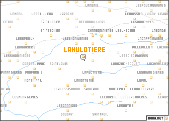 map of La Hulotière