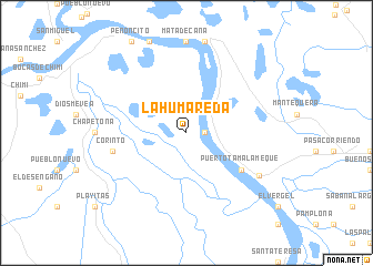 map of La Humareda