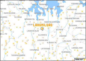 map of La Humildad