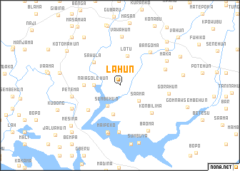 map of Lahun
