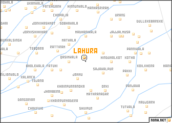 map of Lāhūra