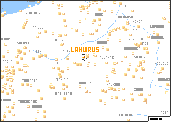 map of Lahurus