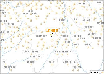 map of Lahur