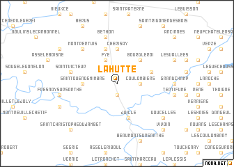map of La Hutte
