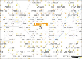 map of La Hutte