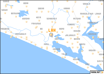 map of Lah