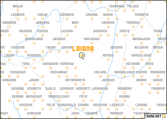 map of Laiama