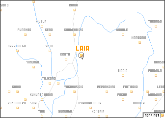 map of Laia