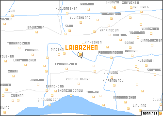 map of Laibazhen