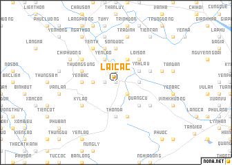 map of Lai Các