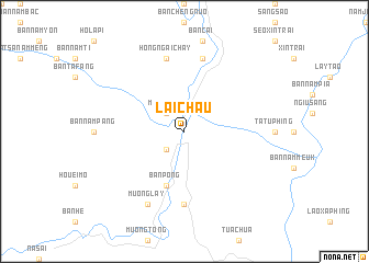 map of Lai Châu