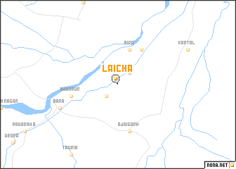 map of Lāicha