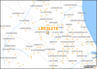 map of La Icoleta