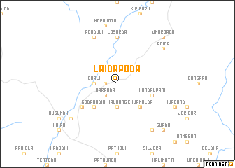 map of Laidapoda