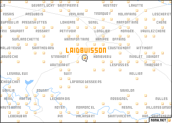 map of Laid Buisson