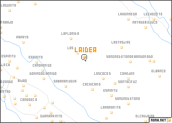 map of La Idea