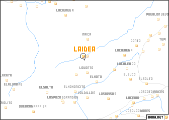 map of La Idea
