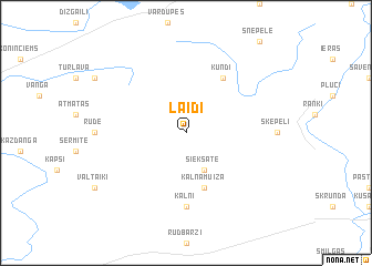 map of Laidi