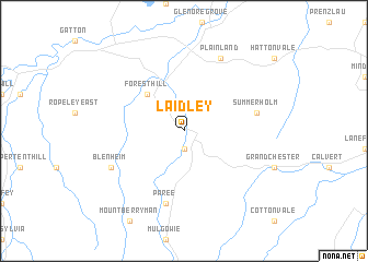 map of Laidley