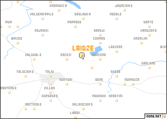 map of Laidze