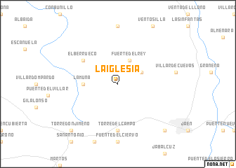 map of La Iglesia