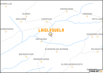 map of La Iglesuela