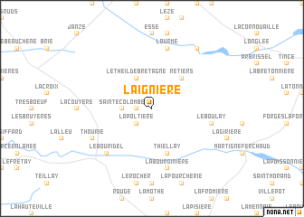 map of Laignière