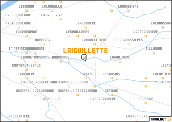 map of LʼAiguillette