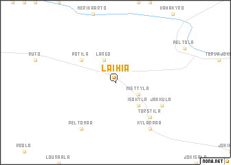 map of Laihia