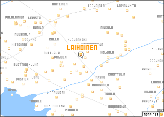 map of Laihoinen